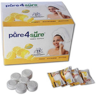 

Pure4Sure Magic Napkin 25 pcs(Pack of 3)