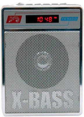 

Fangtooth SL-413 Fm/Radio Music Player Supports USB pen-drive, Aux & Memory card FM Radio(Silver White)