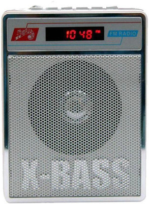 

Fangtooth SL-413 FM/Radio Mp3 Player Supports USB pen-drive, Aux & SD card FM Radio(Silver White)