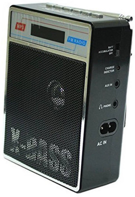 

Fangtooth SL-413 FM/Radio Mp3 Player Supports USB pen-drive, Aux-in & Memory card FM Radio(Black)
