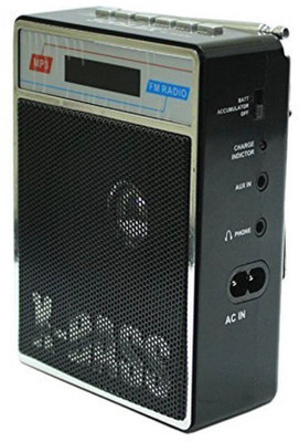 

Fangtooth SL-413 Fm/Radio Mp3 Player Supports USB pen-drive, Aux & Memory card FM Radio(Black)