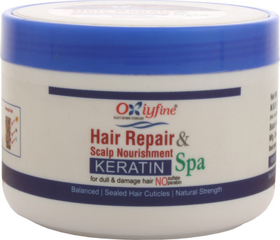 

oxiyfine hair repair and scalp nourishment keratin hair spa cream(450 g)