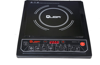 quba 333 Induction Cooktop(Black, Push Button)