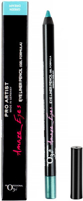 

O3+ Pro Artist Eye Liner Pencil Smudge Proof Gel Formula Eyeliner Made in Germany(Green Dream)