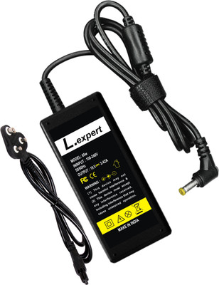 L.expert Travel Mate 6592, 6593G 65w 3.42a Yellow Pin 65 W Adapter(Power Cord Included)