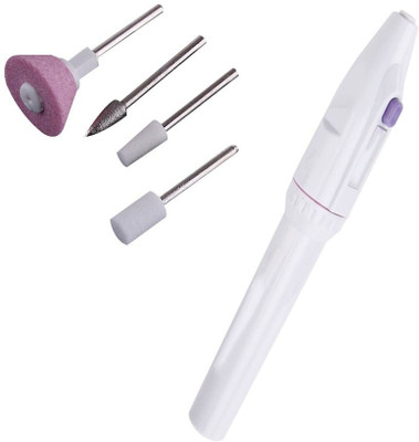 

PE Electric Drill File Polisher Manicure Pedicure Kit Electric 5in1 Nail Art Pen Salon Buffers Shaper Trimming(1 g, Set of 1)