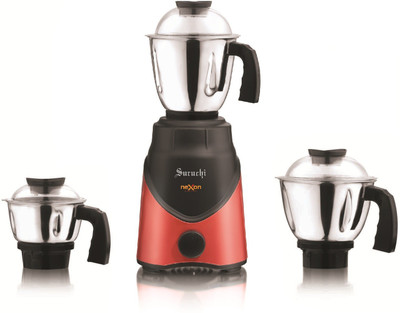 

SURUCHI NEXON 750 WATTS MIXER GRINDER RED 750 Mixer Grinder(Red, 3 Jars)