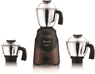 

SURUCHI NEXON 750 WATTS MIXER GRINDER BROWN 750 Mixer Grinder(Brown, 3 Jars)