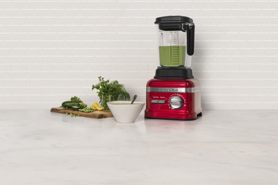 

KitchenAid 5KSB8270BCA ARTISAN POWER PLUS BLENDER CANDY APPLE (Power Plus-Stand Blender) 240 Juicer Mixer Grinder(Candy Apple, 1 Jar)