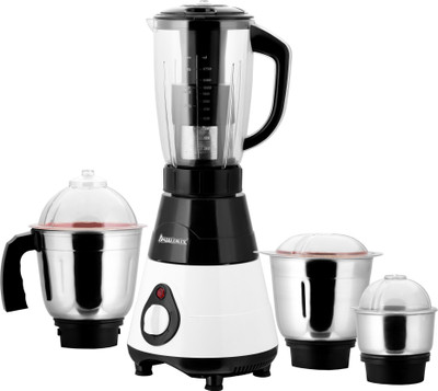 

ANJALIMIX JOYOSBLACK4JAR600 600 Mixer Grinder(Black, 4 Jars)