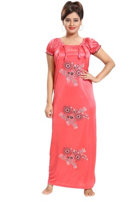 Shopping World Women Nighty(Pink)