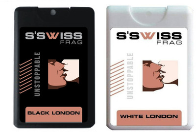 

S'SWISS BLACK LONDON & WHITE LONLOM COMBO POCKET PERFUME (PACK OF 2) Perfume - 40 ml(For Men & Women)