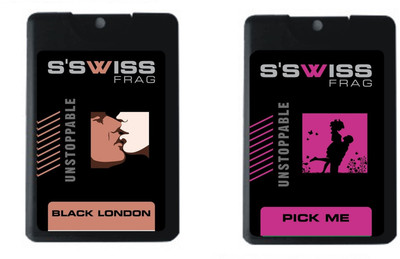 

S'SWISS BLACK LONDON & PICK ME COMBO POCKET PERFUME (PACK OF 2) Perfume - 40 ml(For Men & Women)