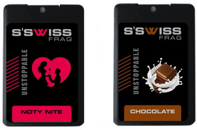 

S'SWISS NOTY NITE & CHOCOLATE COMBO POCKET PERFUME (PACK OF 2) Perfume - 40 ml(For Men & Women)