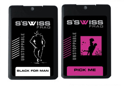 

S'SWISS BLACK FOR MEN & PICK ME COMBO POCKET PERFUME (PACK OF 2) Perfume - 40 ml(For Men & Women)