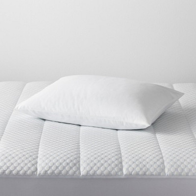 Embroco Polyester Fibre Solid Sleeping Pillow Pack of 1(White)