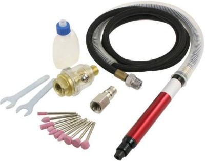 ISC Pneumatic MICRO AIR DIE GRINDER KIT 1/8'' Pencil Grinder Pneumatic With Combo Rotary Tool(3 mm)