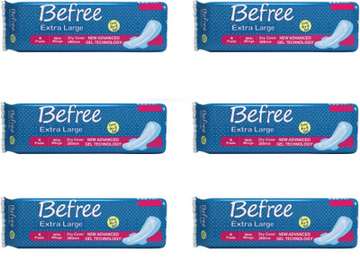 

Befree Combo packs of 36 Pads - Extra Large | With Wings Sanitary Pad(Pack of 36)