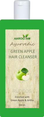 

Aarogyam Ayurvedic Green Apple Hair Cleanser 250 ml + 250 ml Pack Of 2(250 ml)