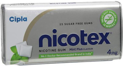 

nicotex 4 mg tin 75 tab 24 hour patch Smoking Patch(Pack of 25)