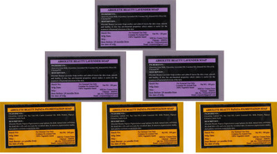 

Absolute Beauty PIGMENTATION AND LAVENDER BATH SOAP COMBO 6(600 g, Pack of 6)