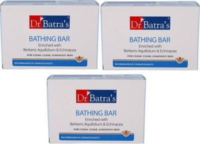 

Dr. Batra's bathing bar is enriched with beriberi's aquifolium (oregon grape root)(375 g, Pack of 3)