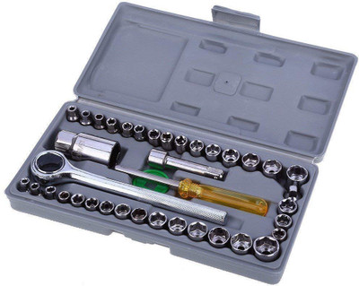 VISHWA High Quality 40 PCS Socket Set (Pack of 40) Socket Set(Pack of 1)
