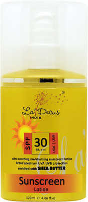 

La'Decus Ultra Soothing Sunscreen Lotion SPF 30+ PA+++ - SPF 30+ PA+++(120 ml)