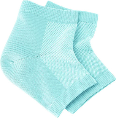Prachiva Sales Silicone Gel Heel Socks for Dry Cracked Heels Men & Women (Free Size, Multicolor) Heel Support