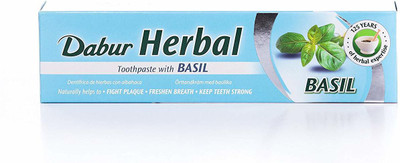 

Dabur Herbal Toothpaste Basil (Tulsi) 100G Toothpaste(100 g)