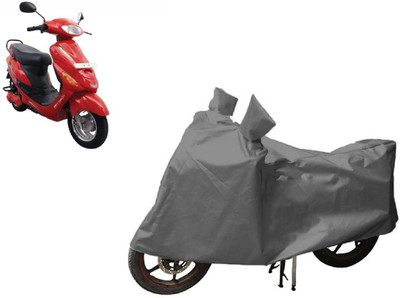 Anlopeproducts Waterproof Two Wheeler Cover for Hero Electric(Electric Flash BS6, Grey)
