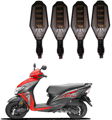 RWT Front, Side, Rear LED Indicator Light for Honda Dio(Yellow, Blue)