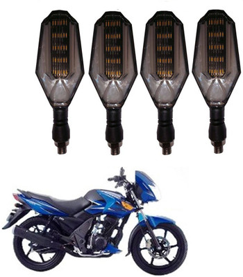 RWT Front, Side, Rear LED Indicator Light for TVS Flame SR125(Yellow, Blue)