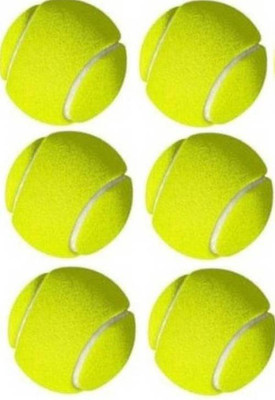Owlix st Cricket Tennis Ball(Standard, Pack of 6, Green)