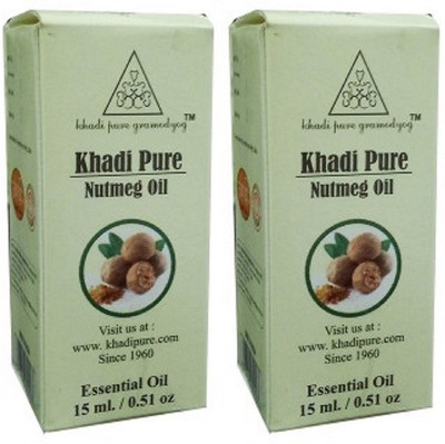 

Khadi Pure Herbal Nutmeg Essential Oil 15ml (Set of 2)(30 ml)