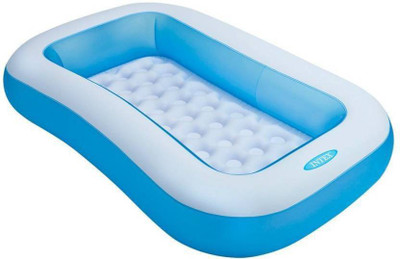 Mogal Enterprise Inflatable Rectangular kids for play Pool, Multi Color (Blue)(malticolor)
