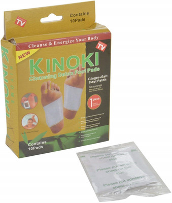 

GDENTX KINOKI 100% Genuine Cleansing Detox Footpatch( Pack of 10)(50 g)