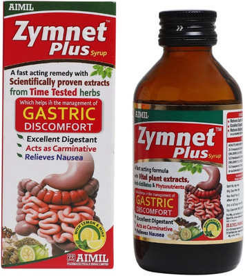 

Aimil Zymnet Plus Syrup | Ayurvedic Indigestion Medicine for Child & Adults(100 ml)