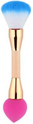 

tanvi27 PROFESSIONAL'S MAKEUP DOUBLE HEAD BRUSHES BLUSH BRUSH/PUFF APPLICATOR(Pack of 1)