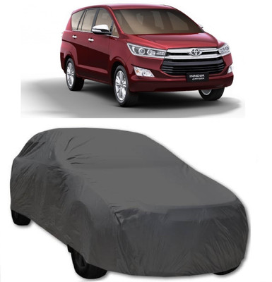 AutoKick Car Cover For Toyota Innova Crysta (Without Mirror Pockets)(Grey)