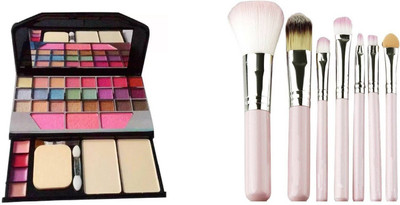 

BAGRIA Makeup Kit 6155 & Makeup Brush Set (Set of 2) (Set of 2)(Set of 2)