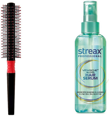 

Ladymode Roller Hair Brush & Hair Serum(Set of 2)