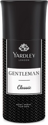 Yardley London Men Gentleman Classic 150ML Deodorant Spray  -  For Men(150 ml)