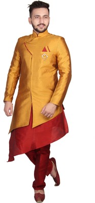 SG Men Kurta Pant Ethnic Jacket Set