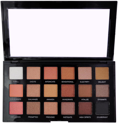 

One Personal Care 18 Color HD Ultimate Eye Shadow Palette | HF375 18 g(Multicolor, Beige, Gold, Brown, Black, Pink, Silver, Peach, Purple)