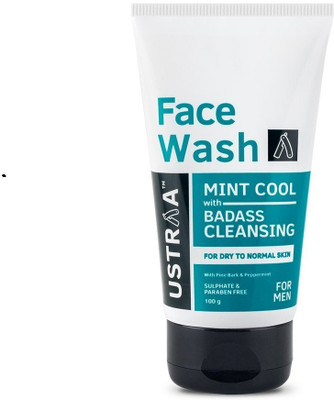 Ustraa Dry Skin MintCool Facewash (100gm) Face Wash(100 g)