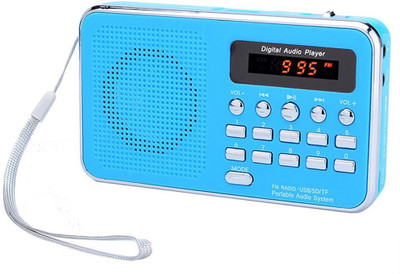 

CRETO Fm/Radio BT-SM74 Mp3 Music Player Support USB, Aux & SD card FM Radio(Blue)