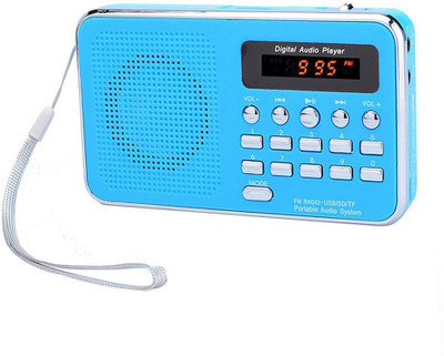 

CRETO BT-SM74 Portable Digital Radio/Fm Music Player Support Aux, USB Pen-drive & SD card FM Radio(Blue)