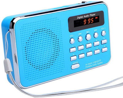 

CRETO BT-SM74 Radio/Fm Mp3 Music Player Support USB, Aux & SD card FM Radio(Blue)