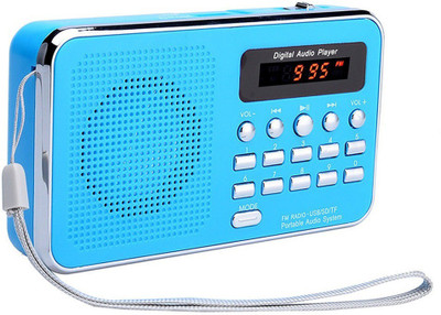 

CRETO BT-SM74 Portable Digital Radio/Fm Support USB Pen-drive, Aux & SD card FM Radio(Blue)